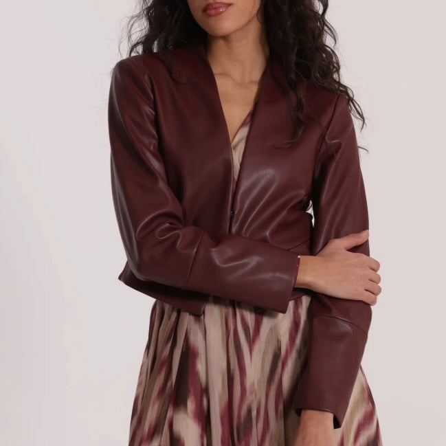 Mimì-Muà GIUBBOTTO CORTO IN SIMIL PELLE