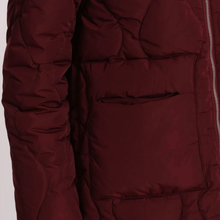 Mimì-Muà PIUMINO LUNGO CON TRAMA A ROMBI