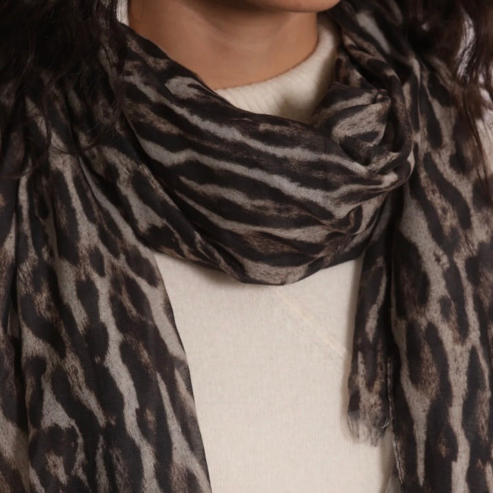 Mimì-Muà FOULARD IN FANTASIA ANIMALIER