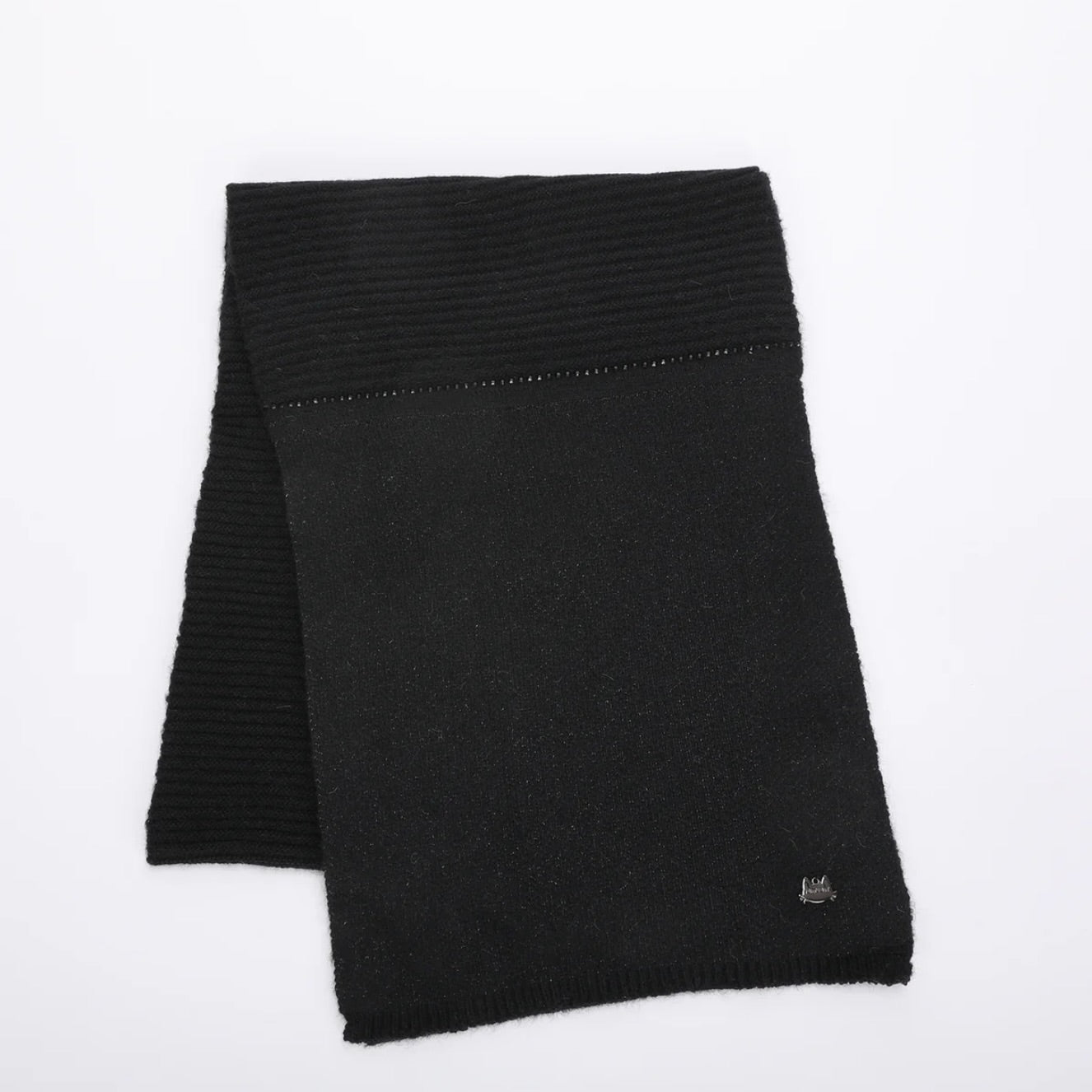 Mimì-Muà SCIARPA CON DETTAGLIO LUREX E STRISCIA DI STRASS