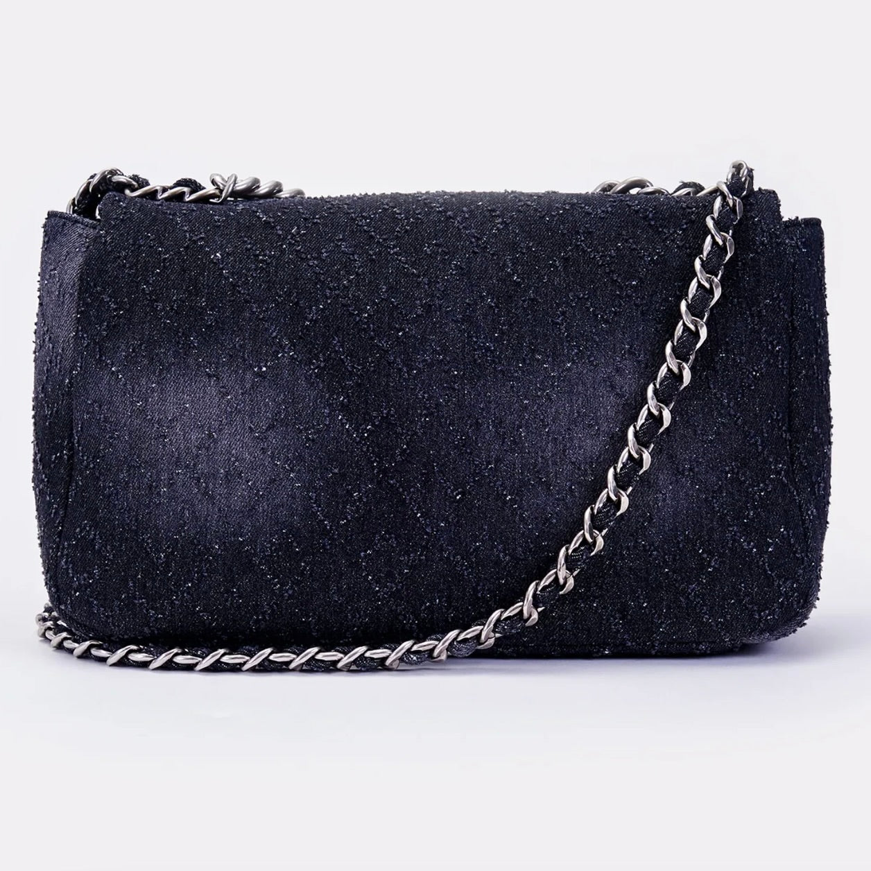 VICOLO  DARK DRAMA BAG NERO DENIM