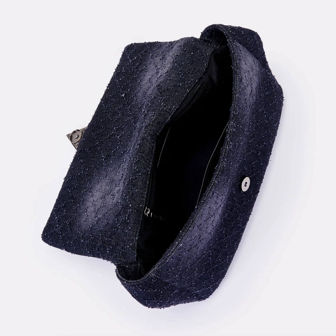 VICOLO  DARK DRAMA BAG NERO DENIM