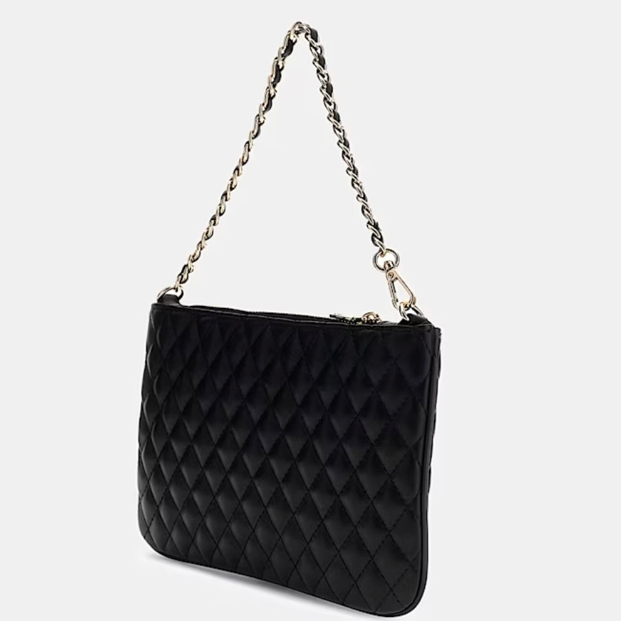 GUESS FLAT POUCH CON POLSINO MATELASSE'