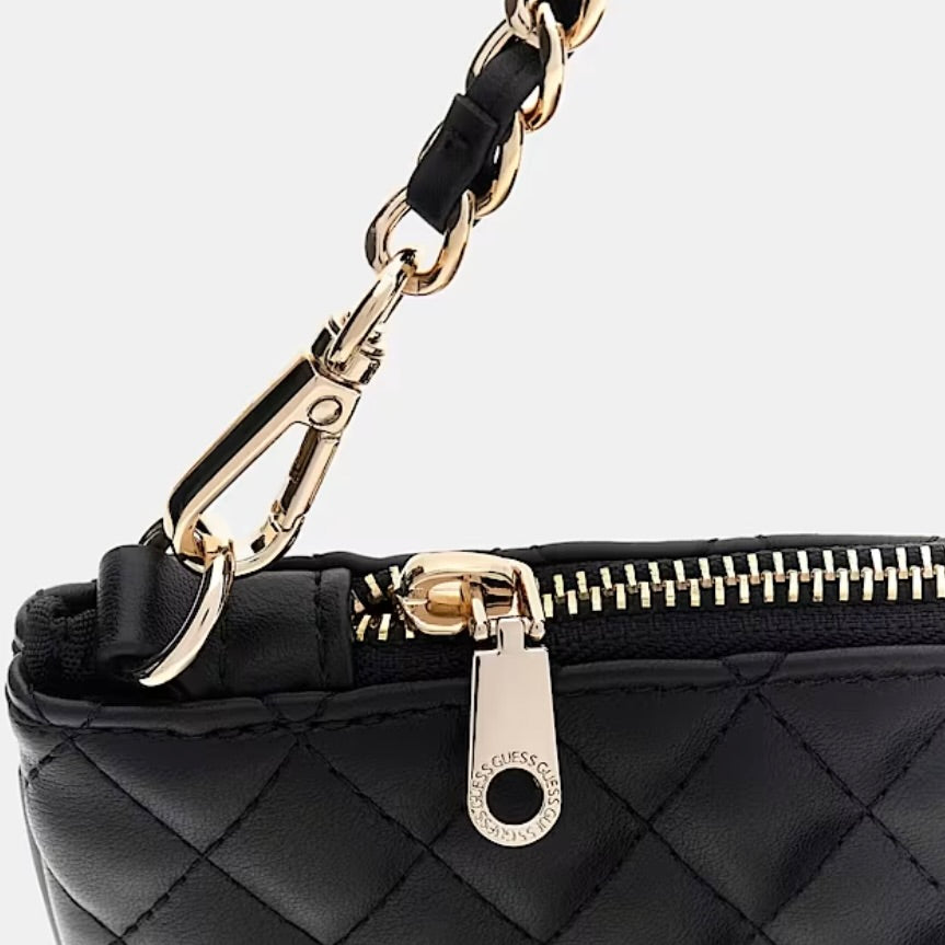 GUESS FLAT POUCH CON POLSINO MATELASSE'