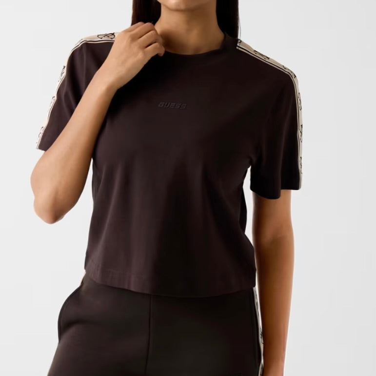 GUESS T-SHIRT CON BANDA LOGATA