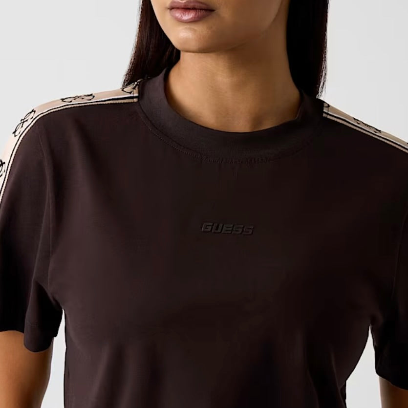 GUESS T-SHIRT CON BANDA LOGATA