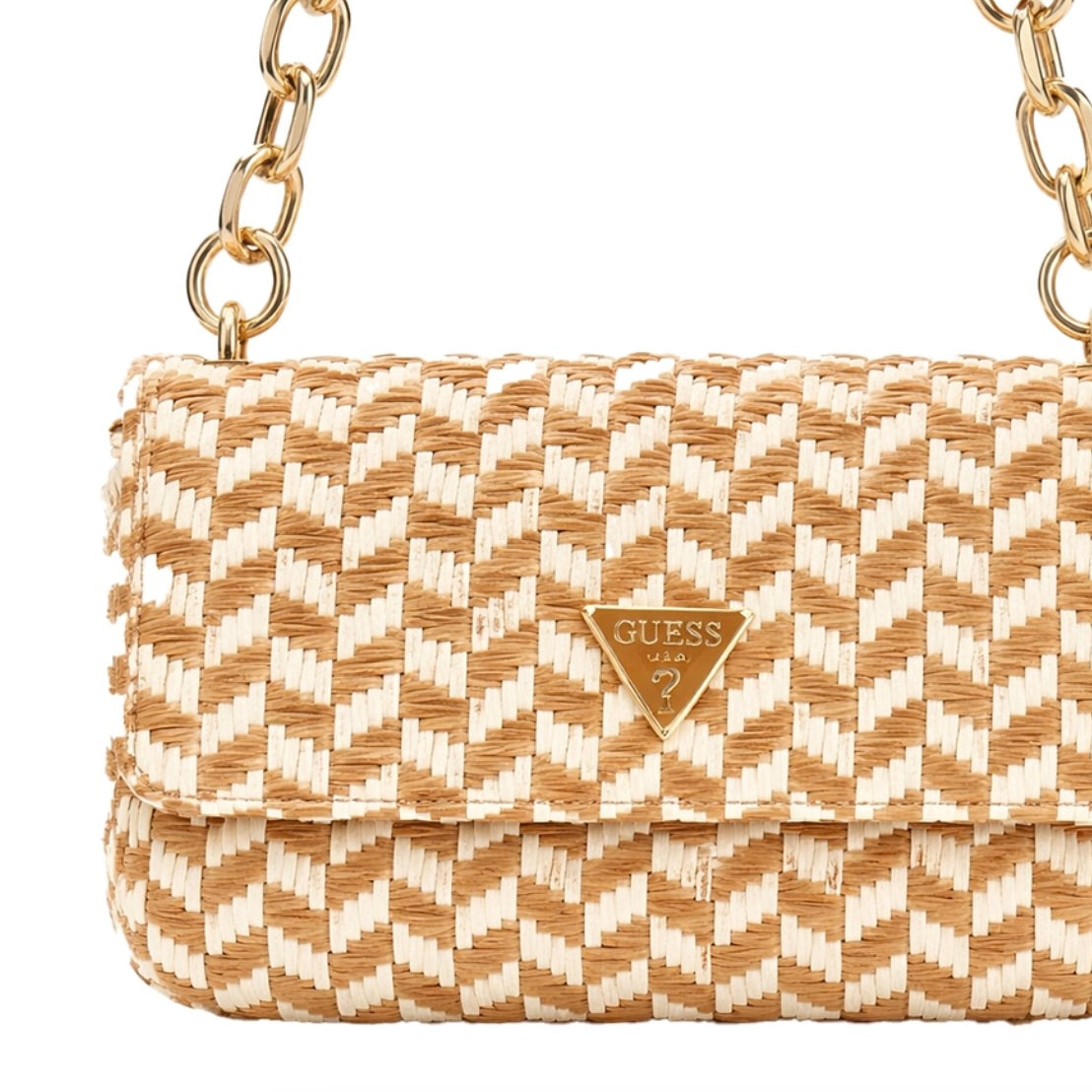 GUESS TRACOLLA TESSI FLAP SHOULDER BAG