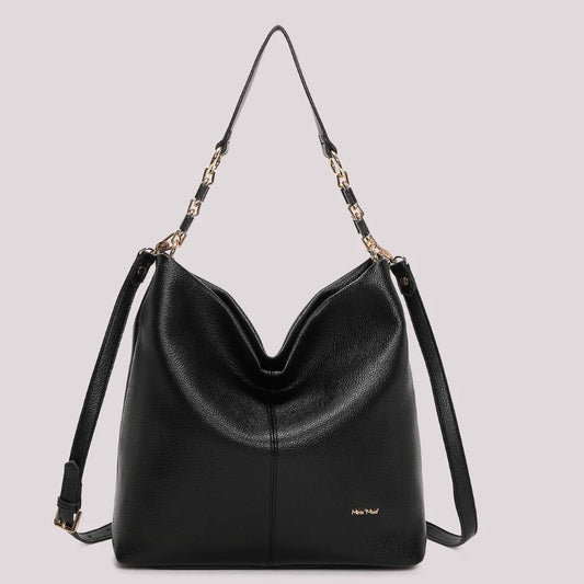 Mimì-Muà BORSA A SPALLA CON CATENA SUL MANICO