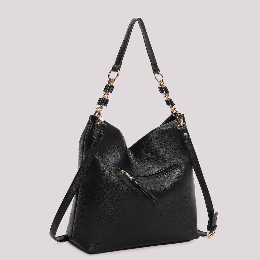 Mimì-Muà BORSA A SPALLA CON CATENA SUL MANICO