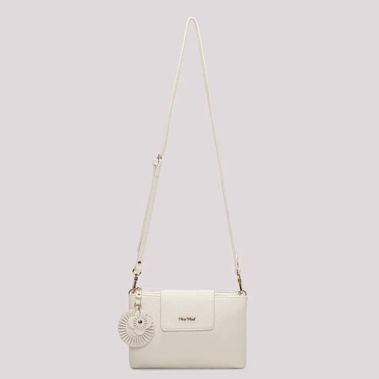 Mimì-Muà BORSA A TRACOLLA CON CHARM A FIORE