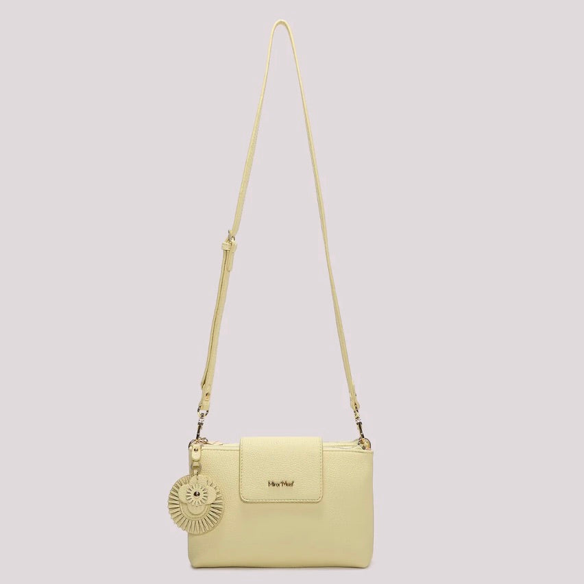 Mimì-Muà BORSA A TRACOLLA CON CHARM A FIORE