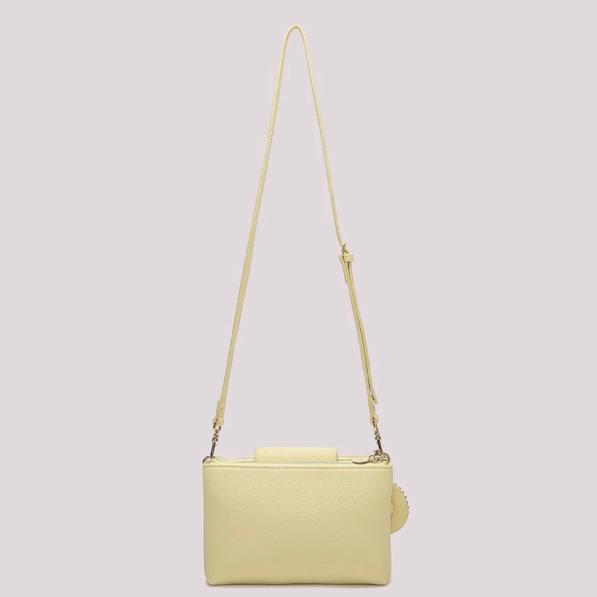 Mimì-Muà BORSA A TRACOLLA CON CHARM A FIORE