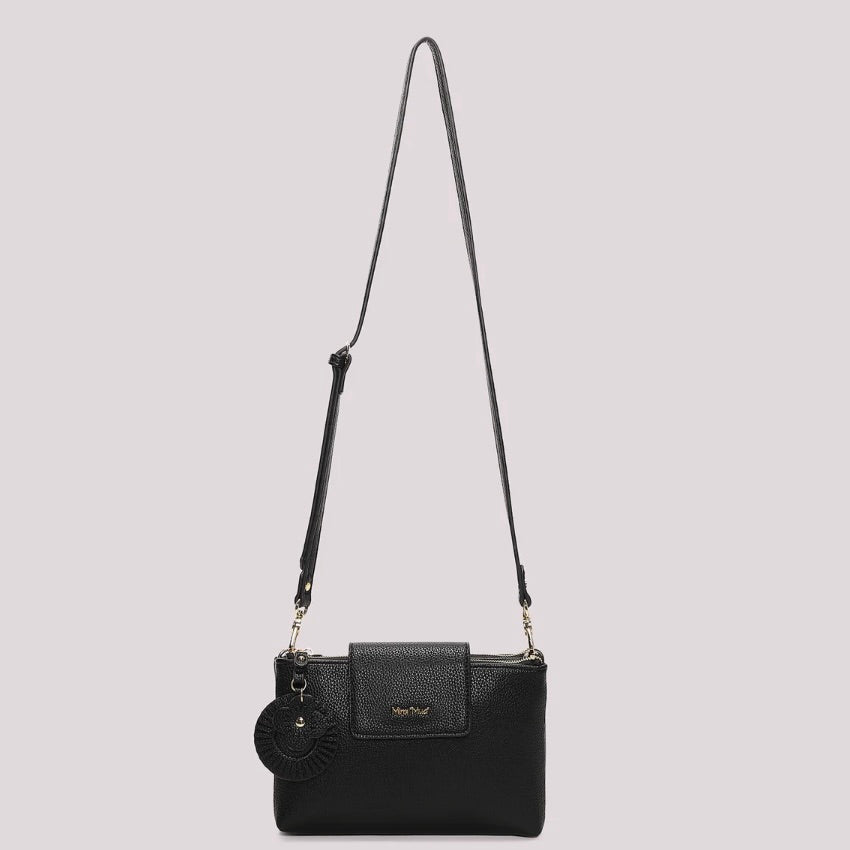 Mimì-Muà BORSA A TRACOLLA CON CHARM A FIORE