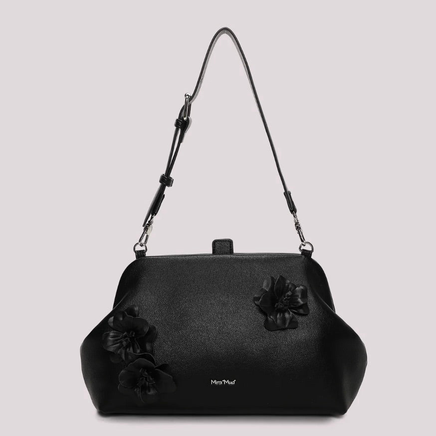 Mimì-Muà BORSA A BAULETTO CON FIORI