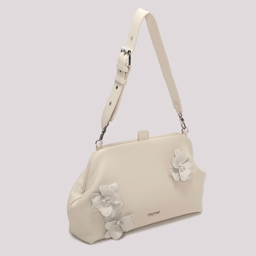 Mimì-Muà BORSA A BAULETTO CON FIORI