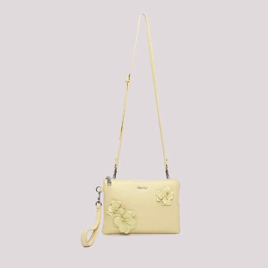 Mimì-Muà BORSA A BUSTA CON FIORI