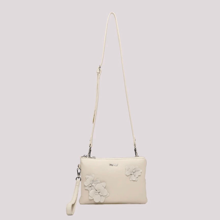 Mimì-Muà BORSA A BUSTA CON FIORI