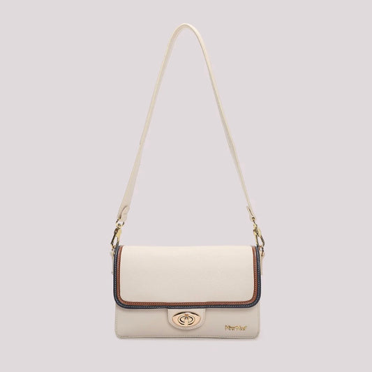 Mimì-Muà BORSA A TRACOLLA CON BORDO COLORATO