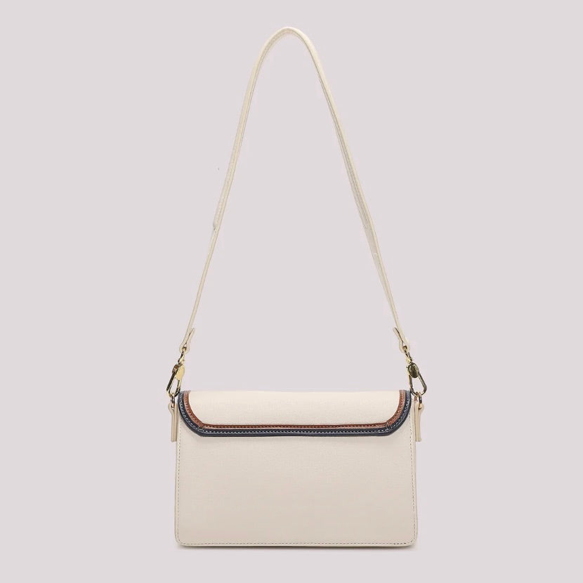 Mimì-Muà BORSA A TRACOLLA CON BORDO COLORATO