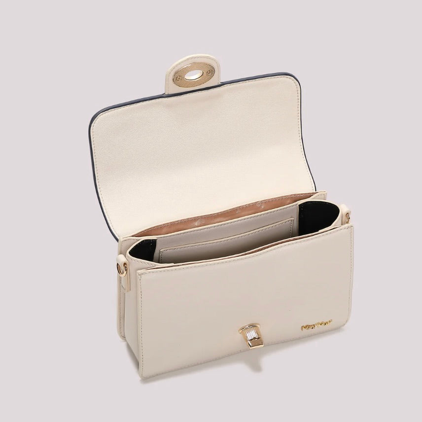Mimì-Muà BORSA A TRACOLLA CON BORDO COLORATO