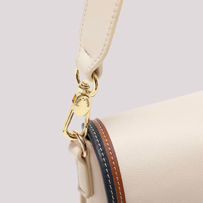 Mimì-Muà BORSA A TRACOLLA CON BORDO COLORATO