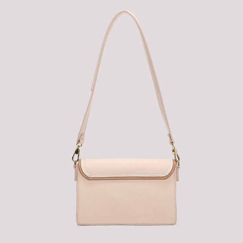 Mimì-Muà BORSA A TRACOLLA CON BORDO COLORATO