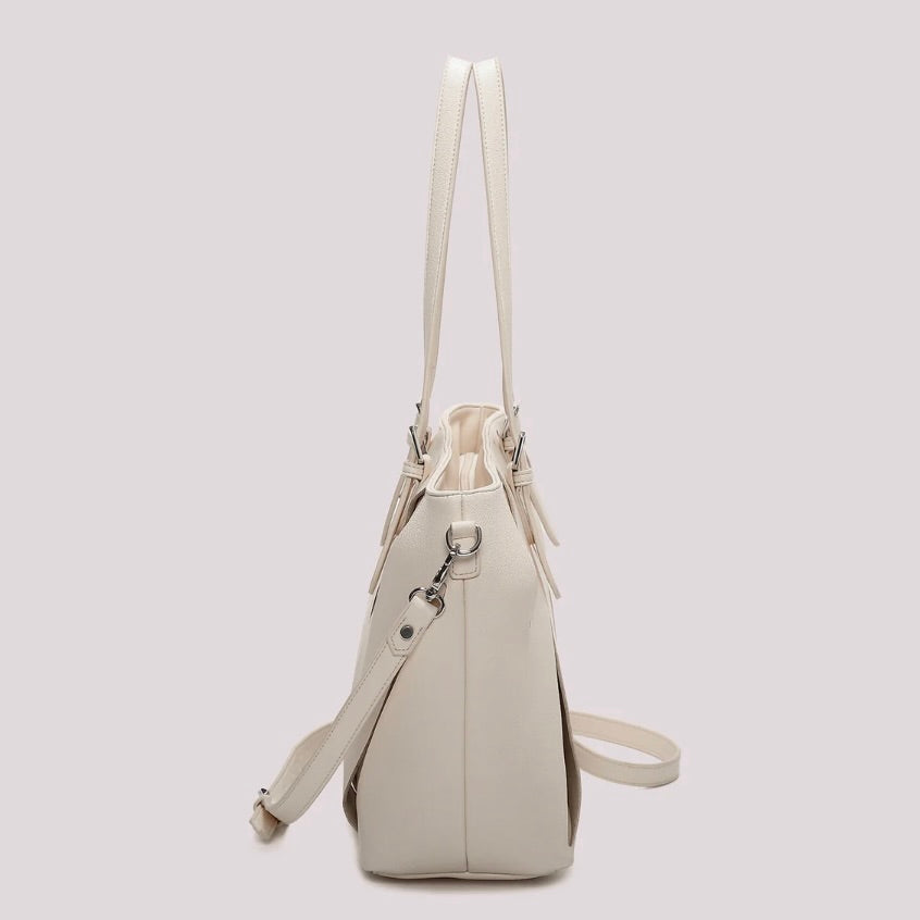 Mimì-Muà BORSA SHOPPING CON TAGLI DIAGONALI