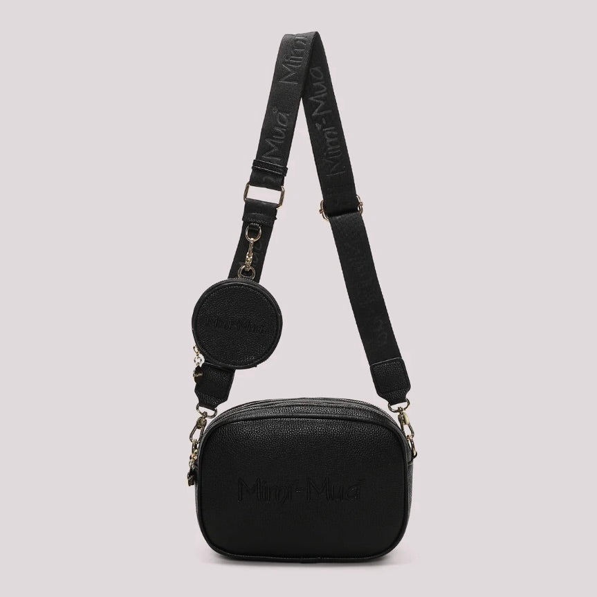 Mimì-Muà BORSA A TRACOLLA CON SCRITTA MIMì-MUà