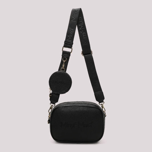 Mimì-Muà BORSA A TRACOLLA CON SCRITTA MIMì-MUà