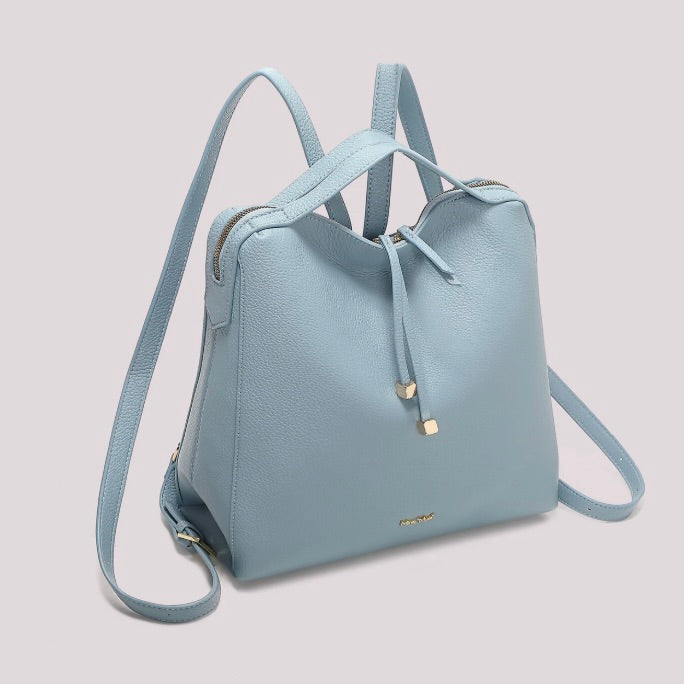 Mimì-Muà ZAINO CON TIRA ZIP CON DETTAGLIO QUADRATO
