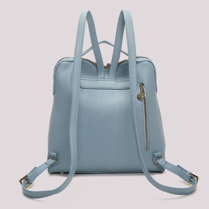 Mimì-Muà ZAINO CON TIRA ZIP CON DETTAGLIO QUADRATO