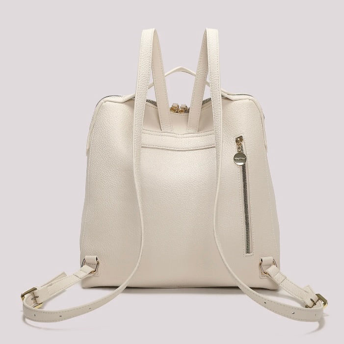 Mimì-Muà ZAINO CON TIRA ZIP CON DETTAGLIO QUADRATO
