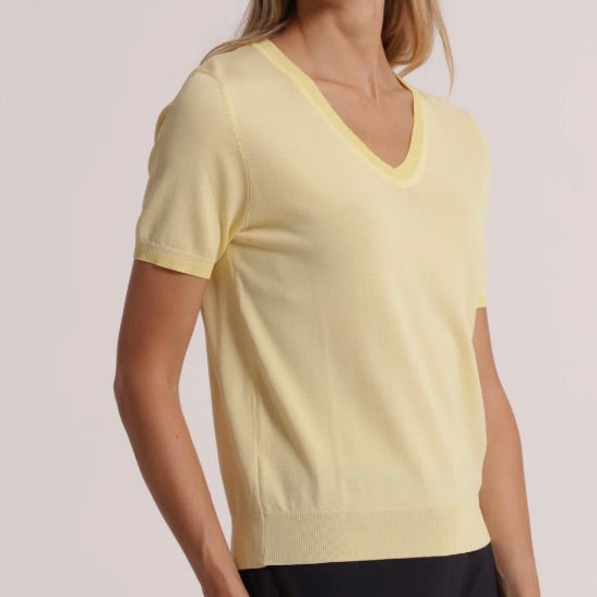 Mimì-Muà MAGLIA A MANICHE CORTE CON DETTAGLI LUREX