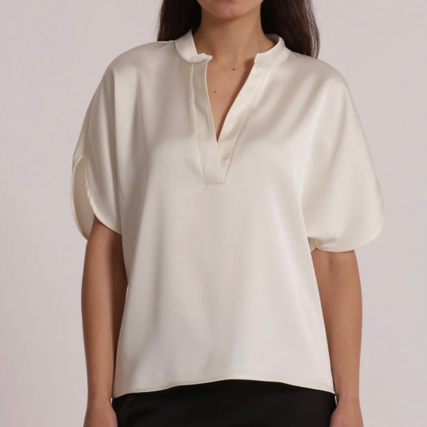 Mimì-Muà BLUSA MEZZE MANICHE A TULIPANO