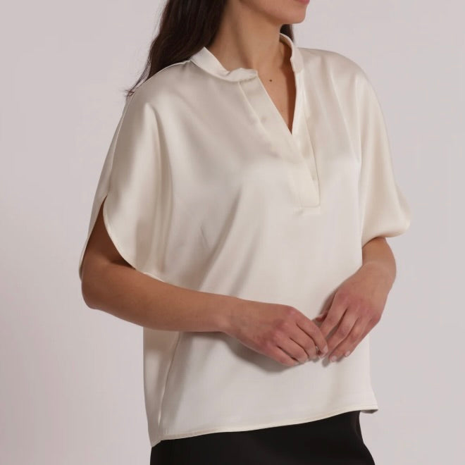 Mimì-Muà BLUSA MEZZE MANICHE A TULIPANO