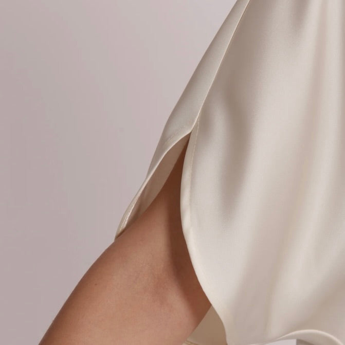 Mimì-Muà BLUSA MEZZE MANICHE A TULIPANO