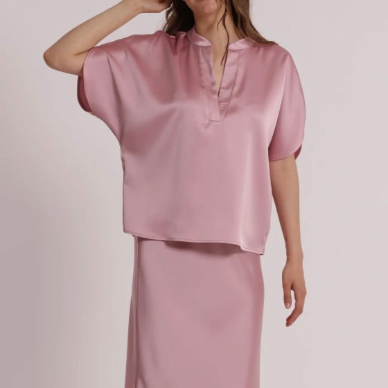 Mimì-Muà BLUSA MEZZE MANICHE A TULIPANO