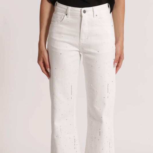 Mimì-Muà JEANS PIOGGIA DI STRASS
