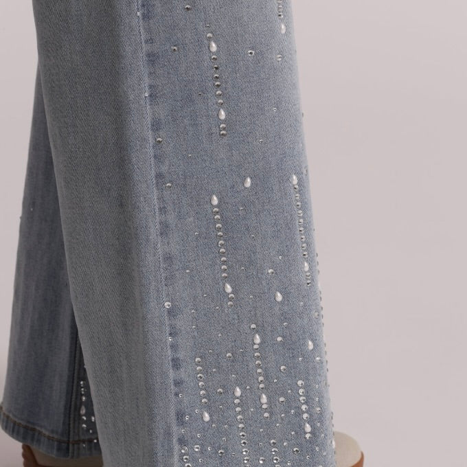 Mimì-Muà JEANS PIOGGIA DI STRASS