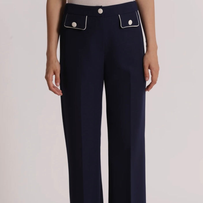 Mimì-Muà PANTALONE CON BORDI A CONTRASTO
