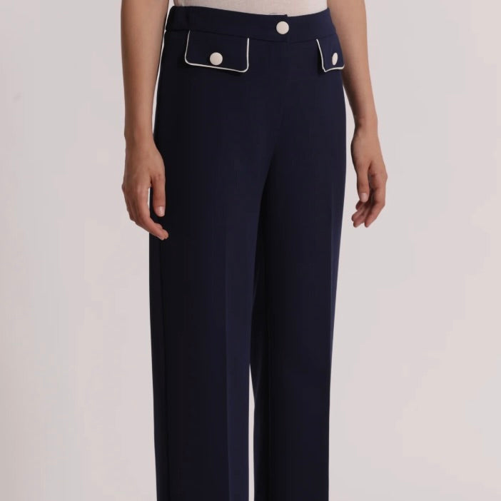 Mimì-Muà PANTALONE CON BORDI A CONTRASTO