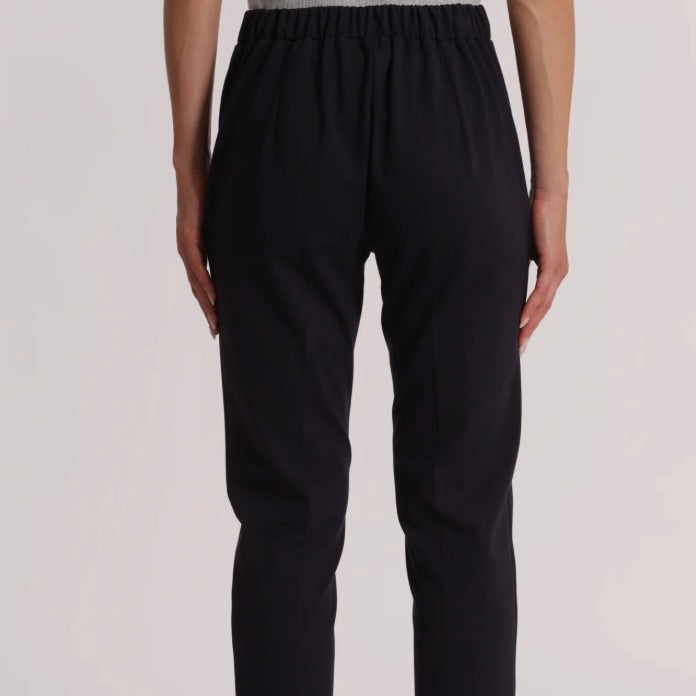 Mimì-Muà PANTALONE BASIC IN PUNTO MILANO CON ELASTICO