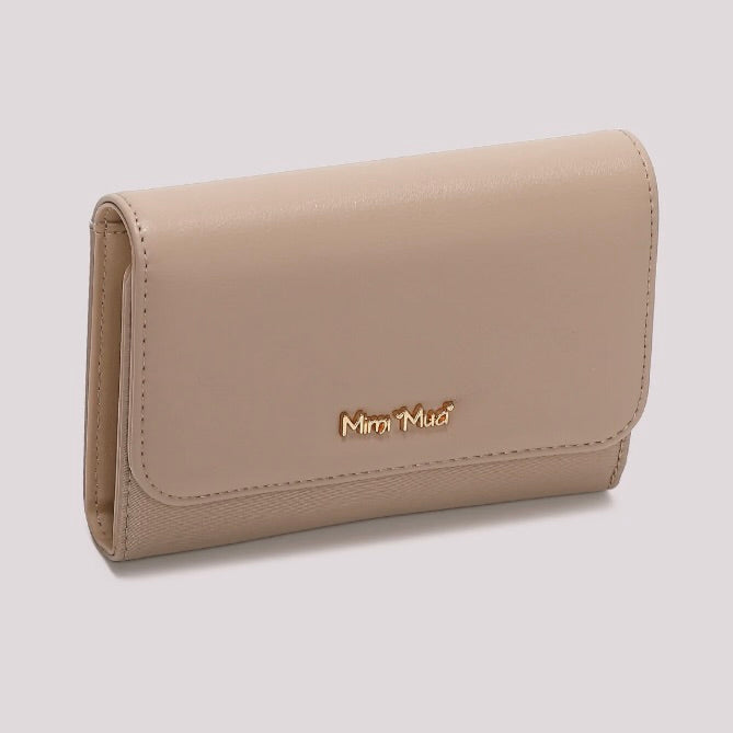 Mimì-Muà PORTAFOGLIO GRANDE IN NYLON CON PATTA