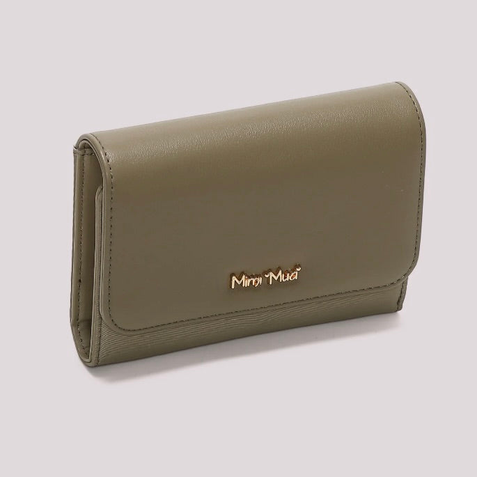 Mimì-Muà PORTAFOGLIO GRANDE IN NYLON CON PATTA