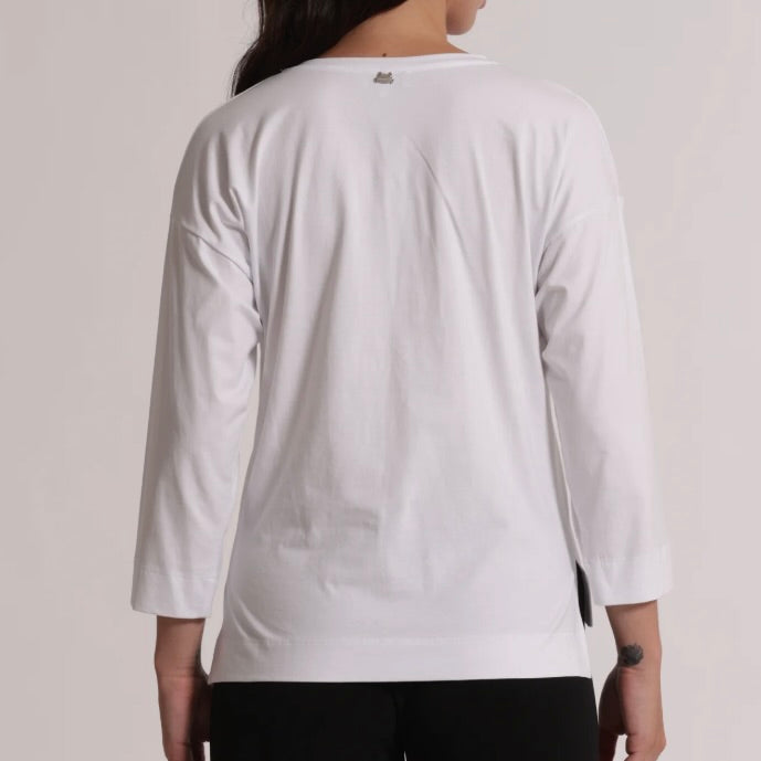 Mimì-Muà T-SHIRT "MIMì-MUà" SCOLLO A V E MANICHE LUNGHE