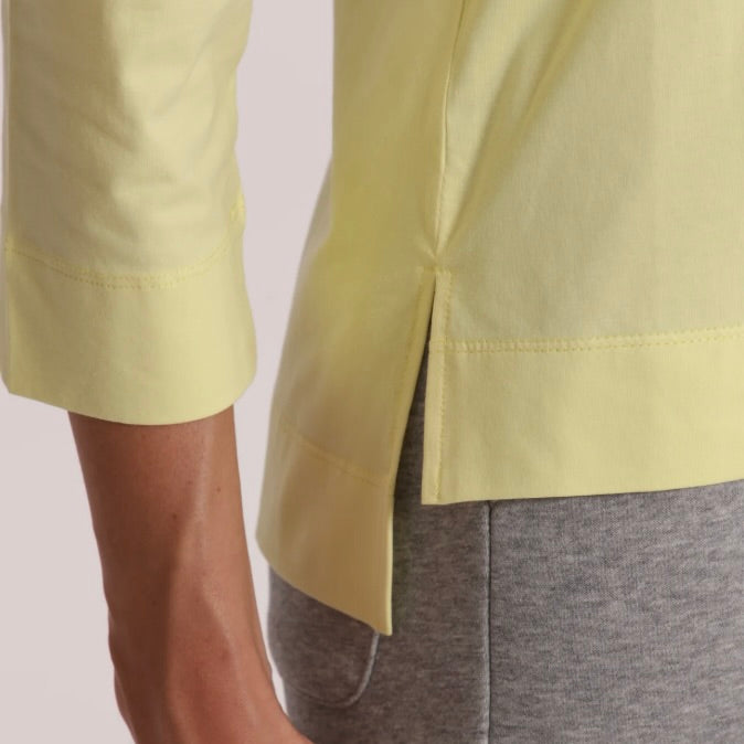 Mimì-Muà T-SHIRT BASIC CON RICAMO GATTO MANICHE LUNGHE