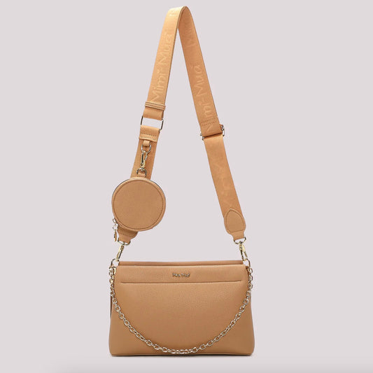 Mimì-Muà BORSA A TRACOLLA CON DETTAGLIO APPESO