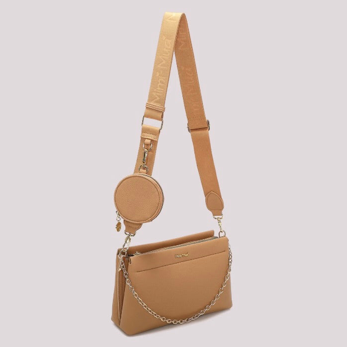 Mimì-Muà BORSA A TRACOLLA CON DETTAGLIO APPESO