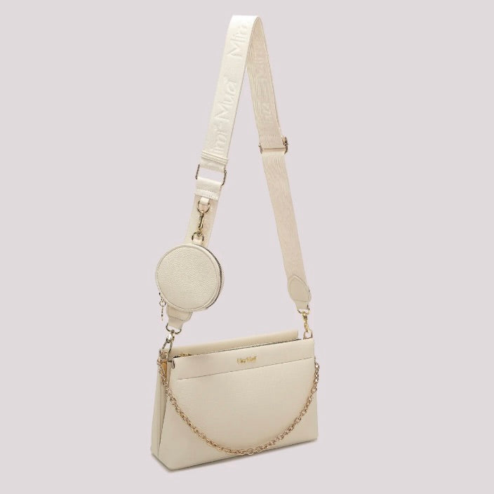 Mimì-Muà BORSA A TRACOLLA CON DETTAGLIO APPESO
