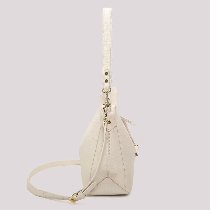 Mimì-Muà BORSA A SPALLA CON TIRA ZIP CON DETTAGLIO QUADRATO